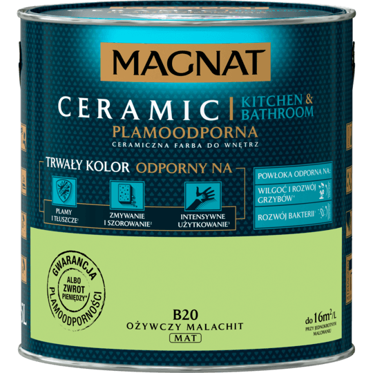 MAGNAT Cer KB ożywczy malachit B20 2,5L